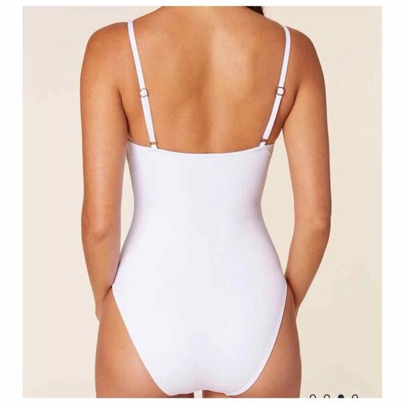Andie The Amalfi Long Torso One-Piece Swimsuit White Size XXX LT - Picture 10 of 10